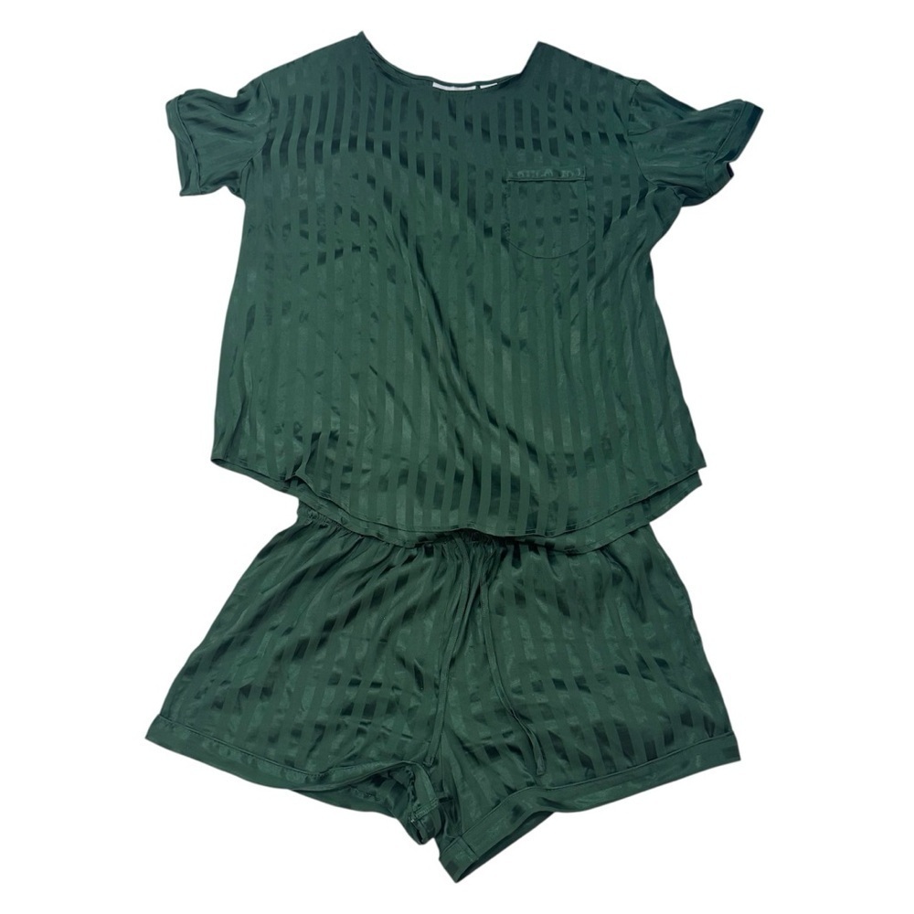 Rachel parcell green pajamas medium - Picture 2 of 6